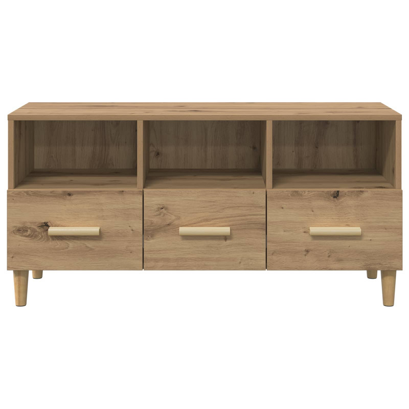 Szafka pod telewizor Dąb rzemieślniczy 102 x 36 x 50 cm