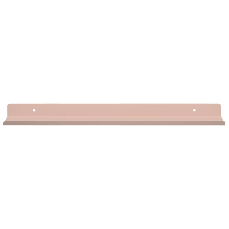 Półka wisząca 2 pcs Różowy 40 x 9 x 2,5 cm Stal