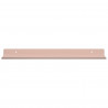 Półka wisząca 2 pcs Różowy 40 x 9 x 2,5 cm Stal