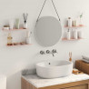 Półka wisząca 4 pcs Różowy 40 x 9 x 2,5 cm Stal