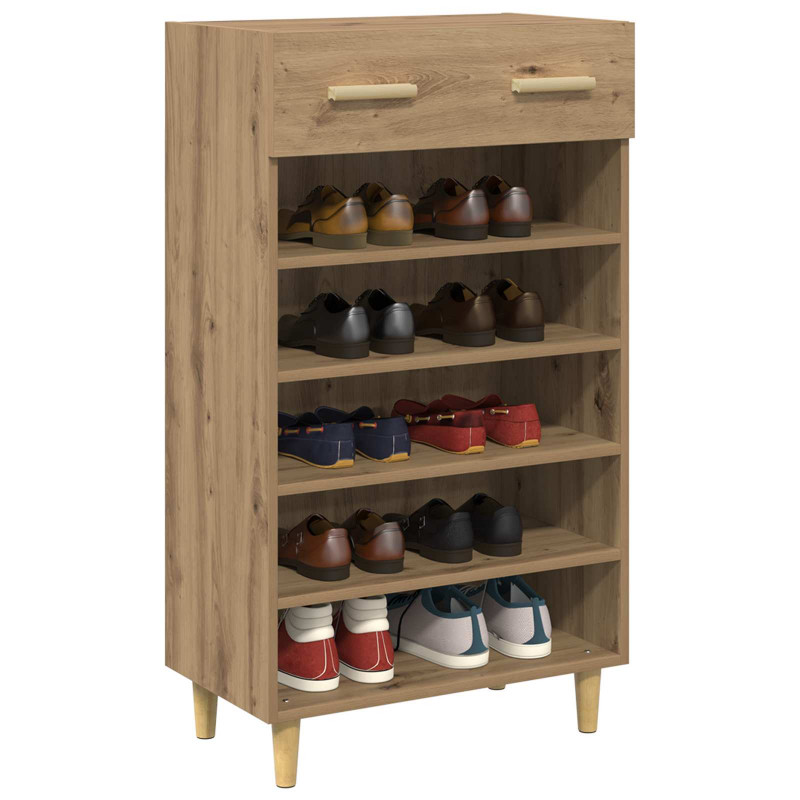 Szafka na buty z szufladą Dąb rzemieślniczy 60 x 35 x 105 cm