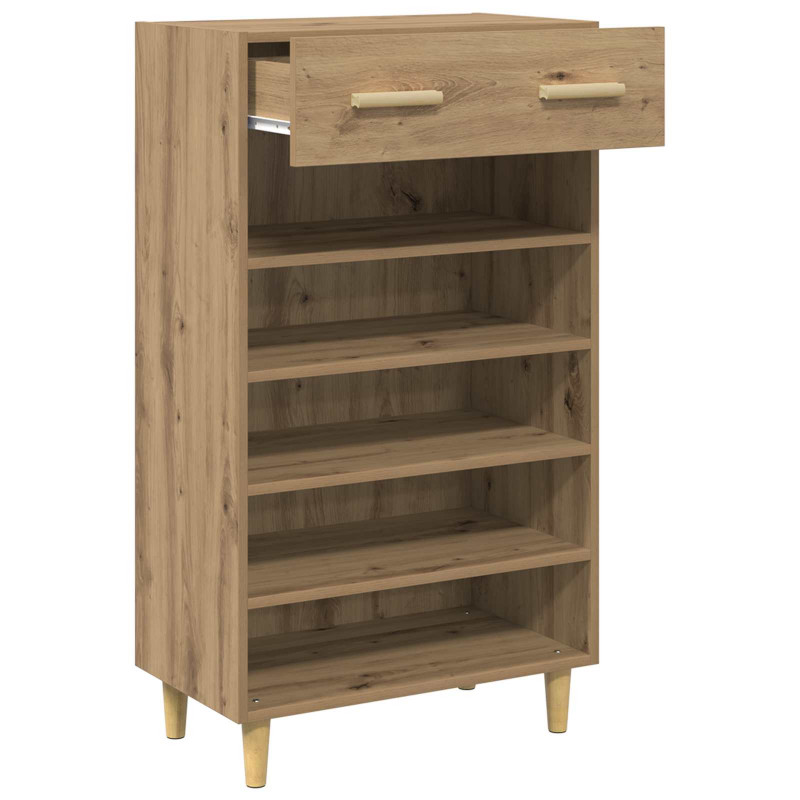 Szafka na buty z szufladą Dąb rzemieślniczy 60 x 35 x 105 cm