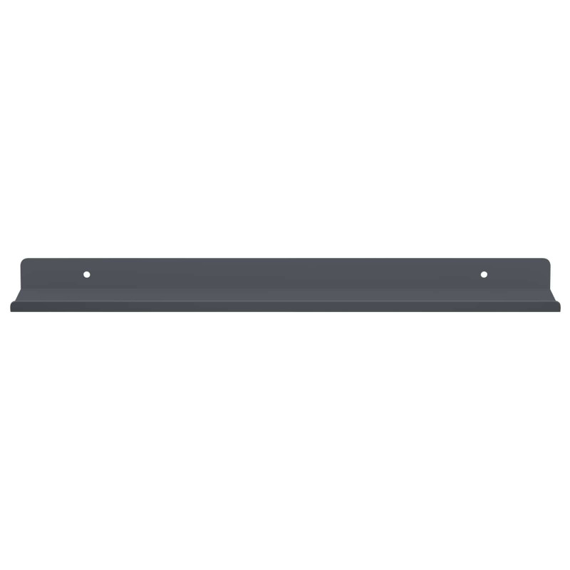 Półka wisząca 2 pcs Antracyt 40 x 9 x 2,5 cm Stal