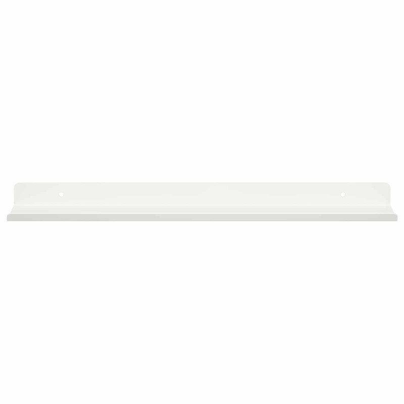 Półka wisząca 4 pcs Biały 40 x 9 x 2,5 cm Stal