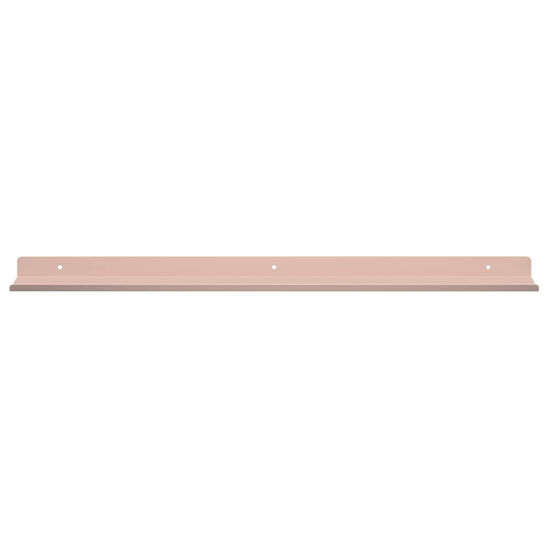 Półka wisząca 2 pcs Różowy 60 x 9 x 2,5 cm Stal