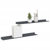 Półka wisząca 2 pcs Antracyt 60 x 9 x 2,5 cm Stal