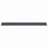 Półka wisząca 2 pcs Antracyt 60 x 9 x 2,5 cm Stal
