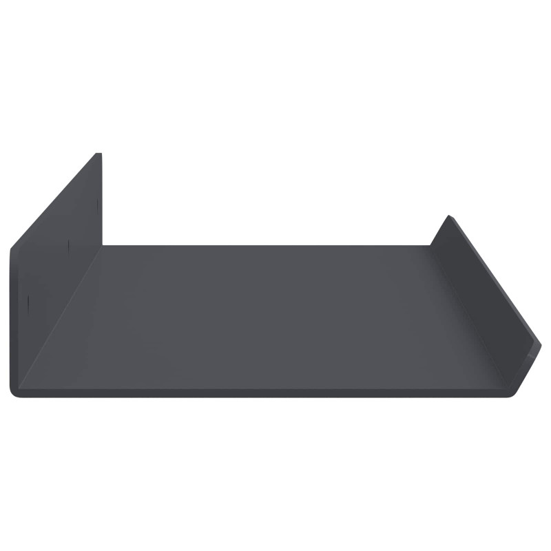 Półka wisząca 2 pcs Antracyt 60 x 9 x 2,5 cm Stal