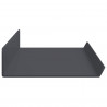 Półka wisząca 2 pcs Antracyt 60 x 9 x 2,5 cm Stal