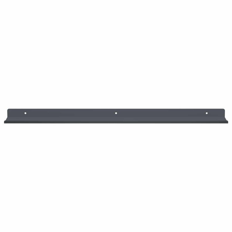 Półka wisząca 4 pcs Antracyt 60 x 9 x 2,5 cm Stal