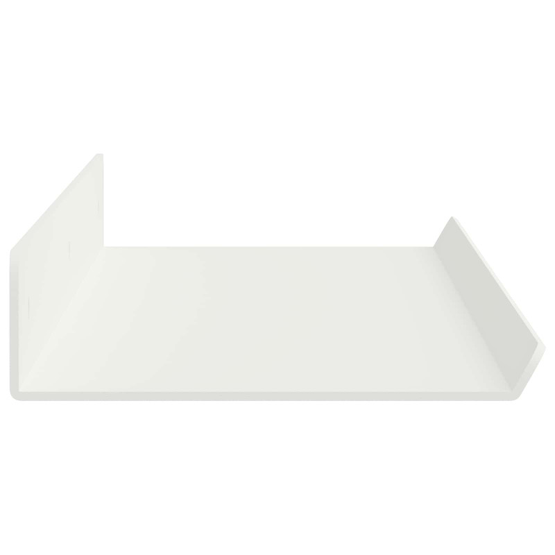 Półka wisząca 4 pcs Biały 60 x 9 x 2,5 cm Stal