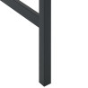 Stolik barowy, czarny, 50x50x110 cm, malowana proszkowo stal