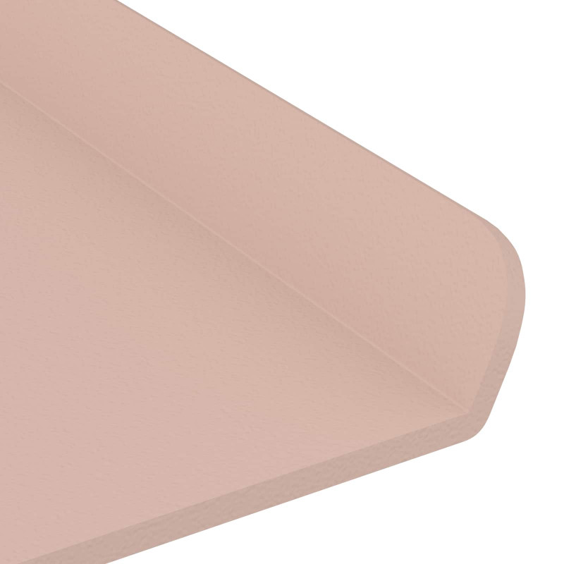Półka wisząca 2 pcs Różowy 80 x 9 x 2,5 cm Stal