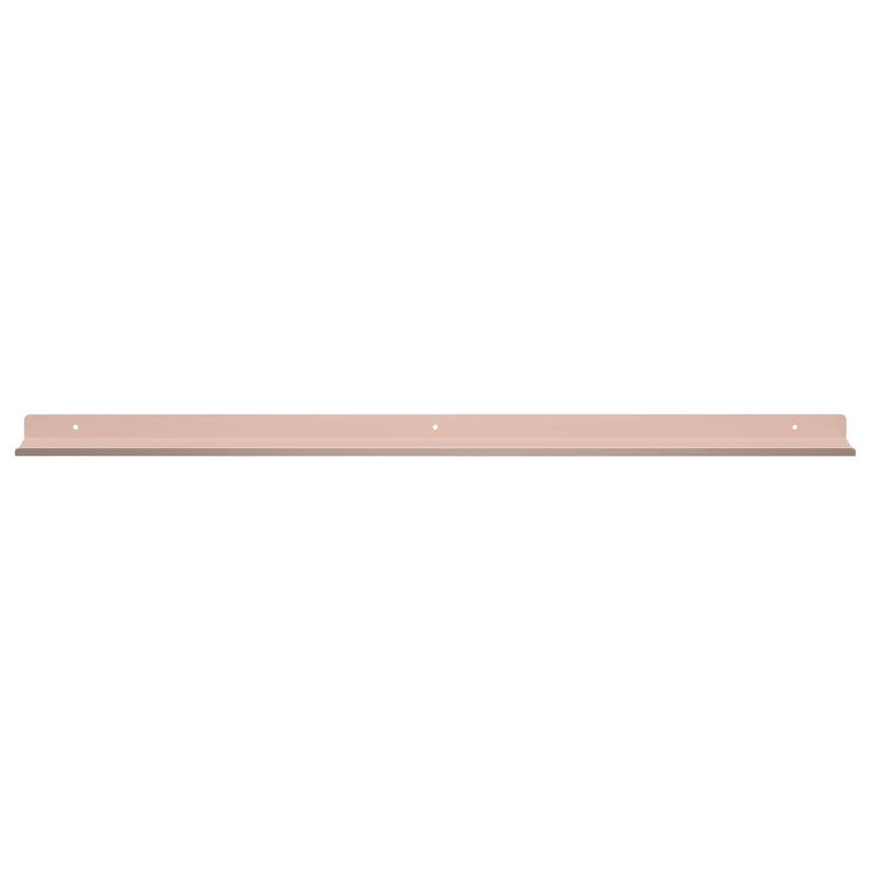 Półka wisząca 4 pcs Różowy 80 x 9 x 2,5 cm Stal
