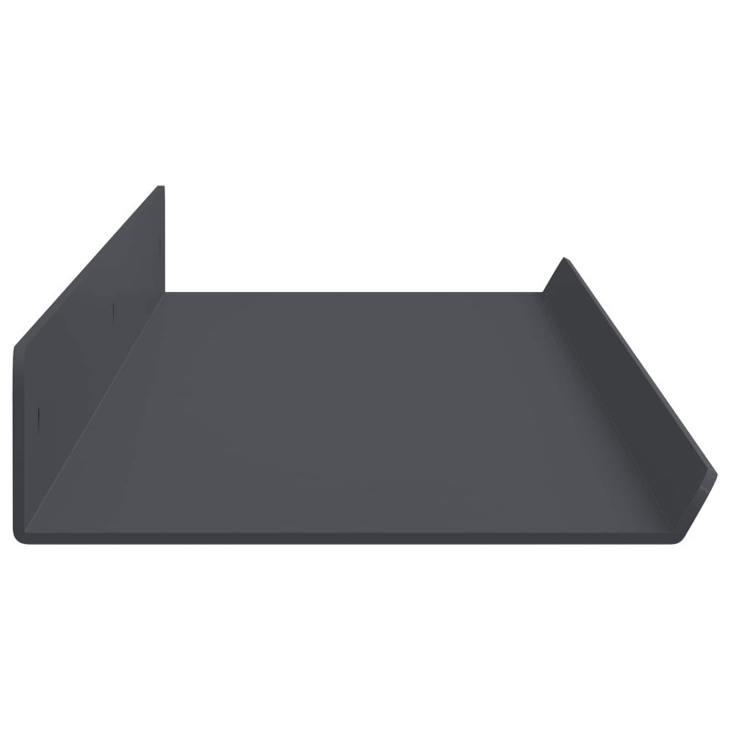 Półka wisząca 2 pcs Antracyt 80 x 9 x 2,5 cm Stal
