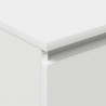 Komoda, biała, 60x35x98,5 cm, materiał drewnopochodny