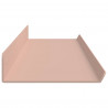 Półka wisząca 2 pcs Różowy 100 x 9 x 2,5 cm Stal