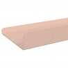 Półka wisząca 4 pcs Różowy 100 x 9 x 2,5 cm Stal