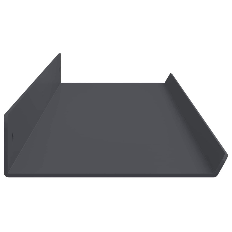 Półka wisząca 4 pcs Antracyt 100 x 9 x 2,5 cm Stal