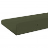 Półka wisząca 2 pcs Zielony oliwkowy 100 x 9 x 2,5 cm Stal