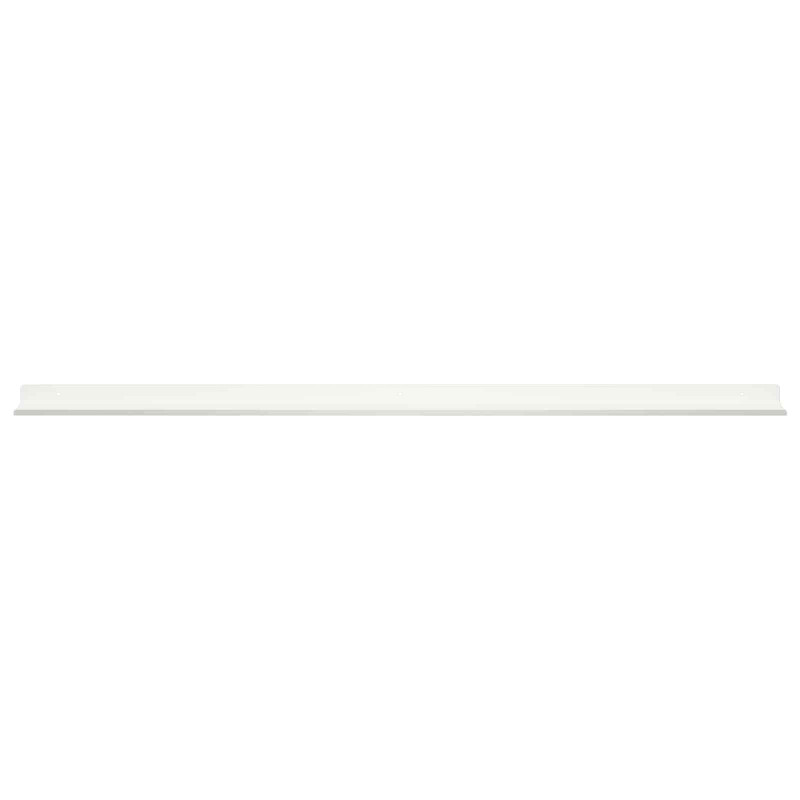 Półka wisząca 2 pcs Biały 100 x 9 x 2,5 cm Stal