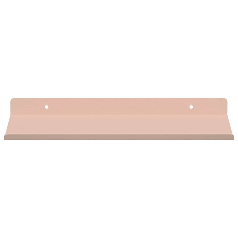Półka wisząca 4 pcs Różowy 30 x 18 x 2,5 cm Stal