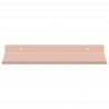 Półka wisząca 4 pcs Różowy 30 x 18 x 2,5 cm Stal
