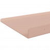 Półka wisząca 4 pcs Różowy 30 x 18 x 2,5 cm Stal
