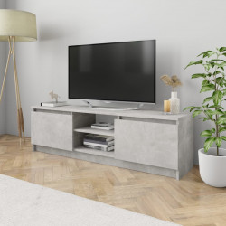 Szafka pod TV, betonowy szary, 120x30x35,5 cm