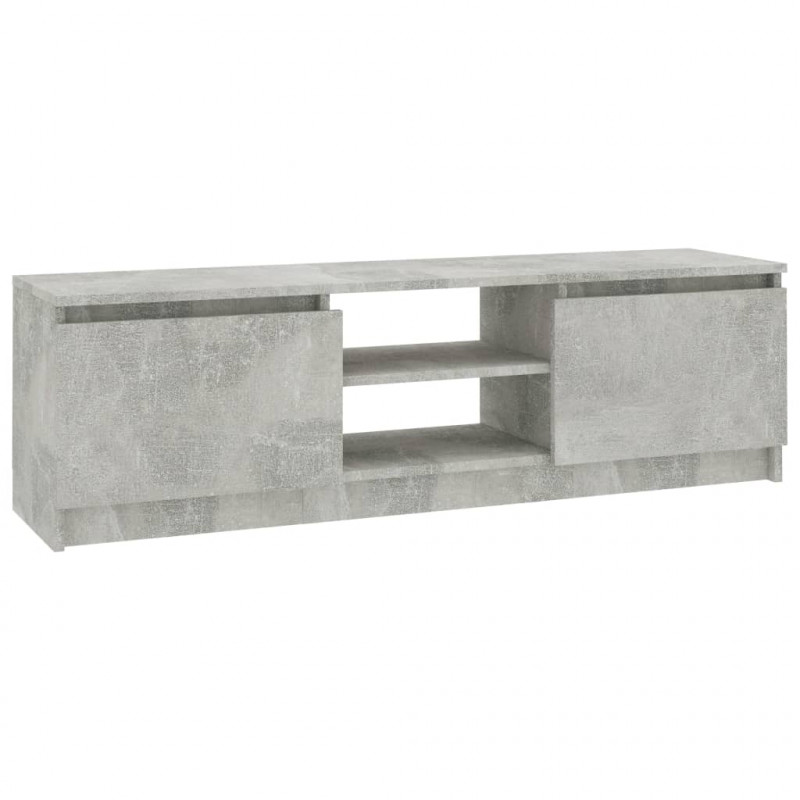 Szafka pod TV, betonowy szary, 120x30x35,5 cm