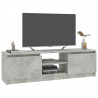 Szafka pod TV, betonowy szary, 120x30x35,5 cm
