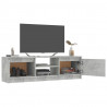 Szafka pod TV, betonowy szary, 120x30x35,5 cm