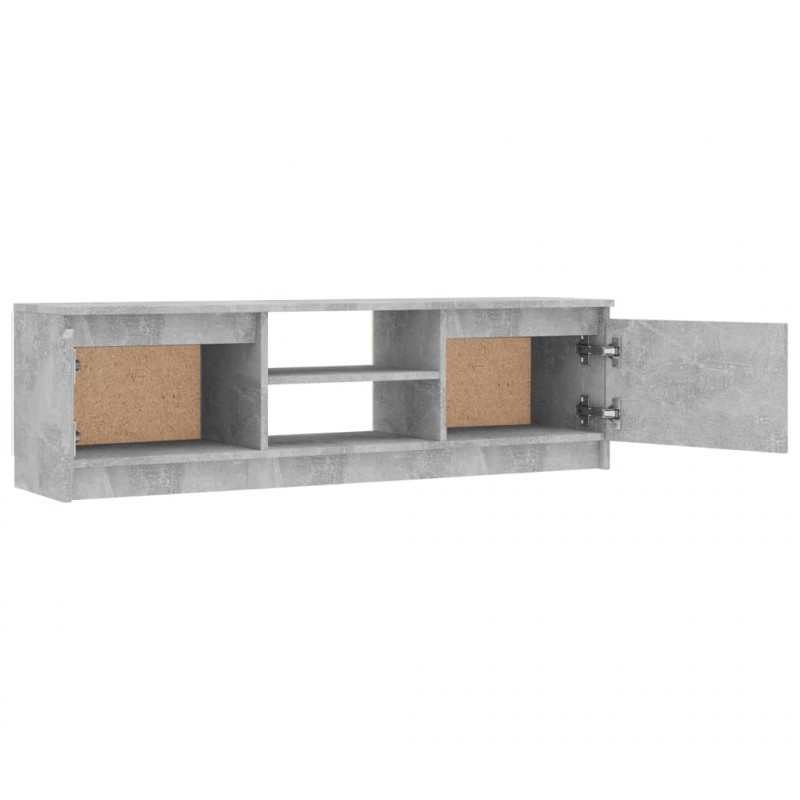 Szafka pod TV, betonowy szary, 120x30x35,5 cm
