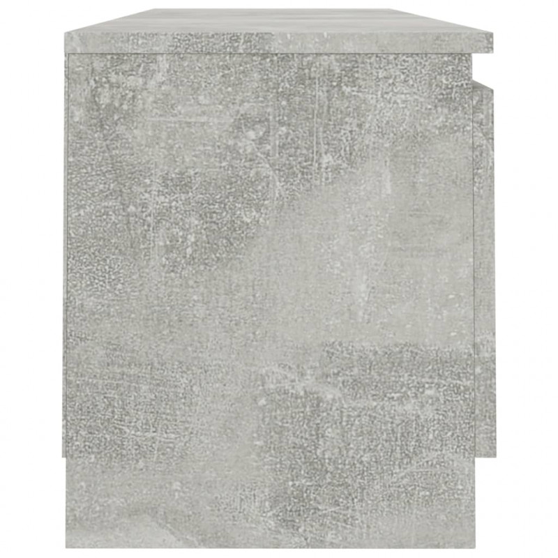 Szafka pod TV, betonowy szary, 120x30x35,5 cm