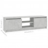 Szafka pod TV, betonowy szary, 120x30x35,5 cm