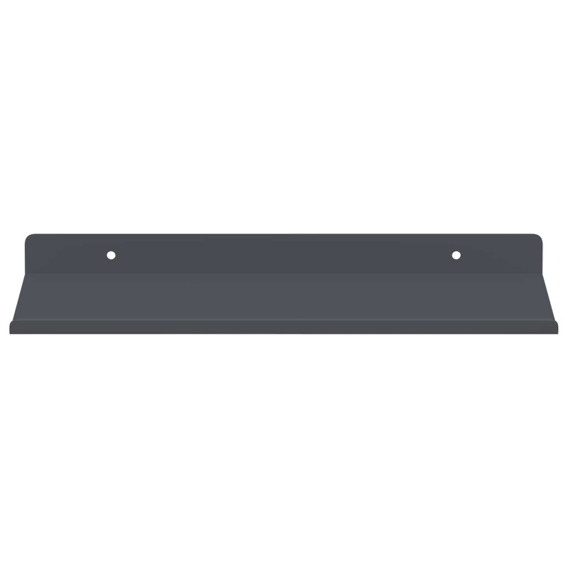 Półka wisząca 2 pcs Antracyt 30 x 18 x 2,5 cm Stal