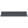 Półka wisząca 2 pcs Antracyt 30 x 18 x 2,5 cm Stal