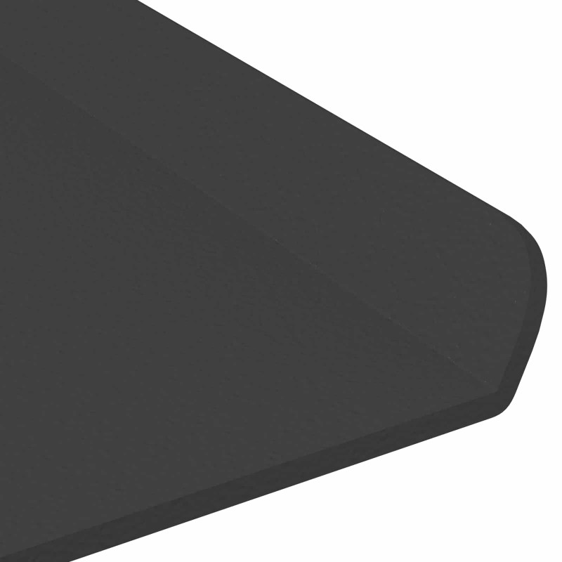 Półka wisząca 4 pcs Czarny 40 x 18 x 2,5 cm Stal