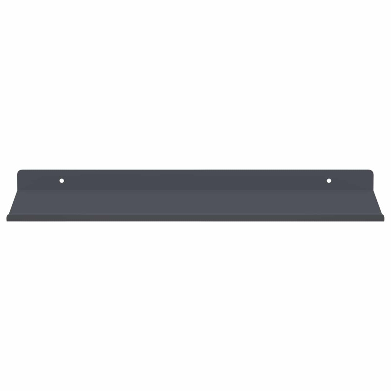Półka wisząca 2 pcs Antracyt 40 x 18 x 2,5 cm Stal