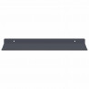 Półka wisząca 2 pcs Antracyt 40 x 18 x 2,5 cm Stal
