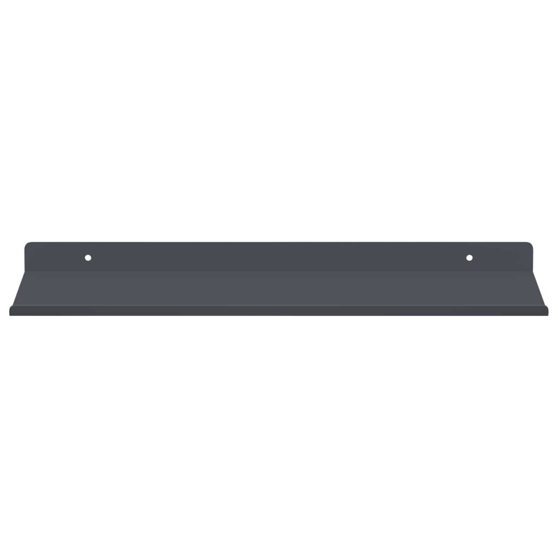 Półka wisząca 4 pcs Antracyt 40 x 18 x 2,5 cm Stal