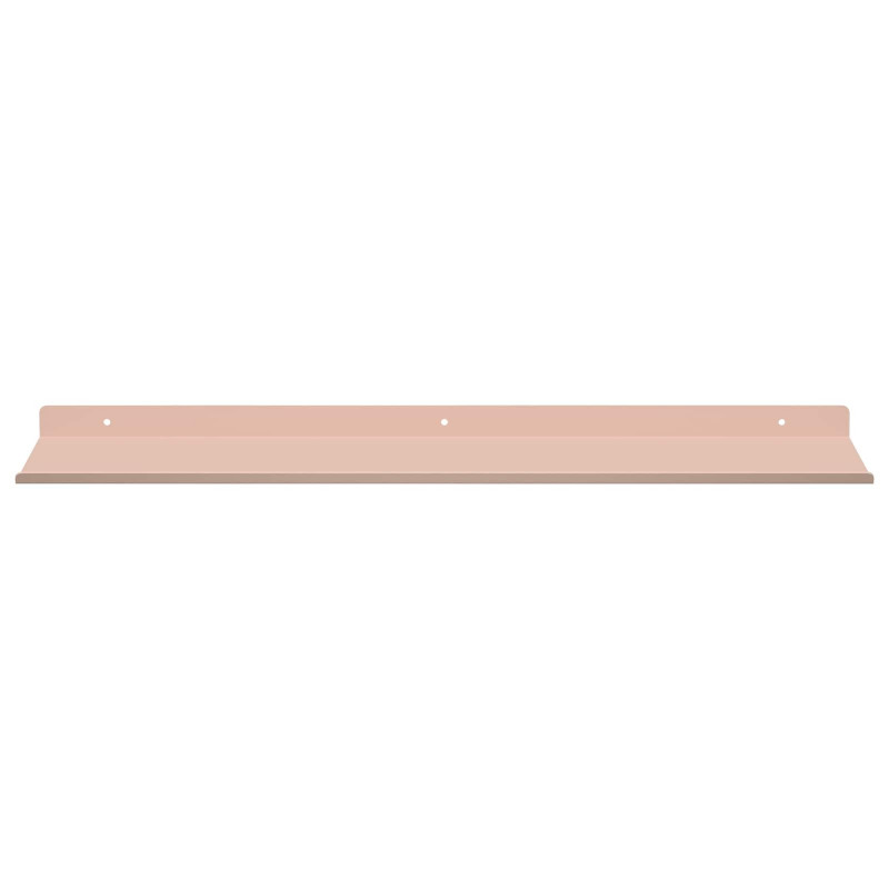 Półka wisząca 4 pcs Różowy 60 x 18 x 2,5 cm Stal