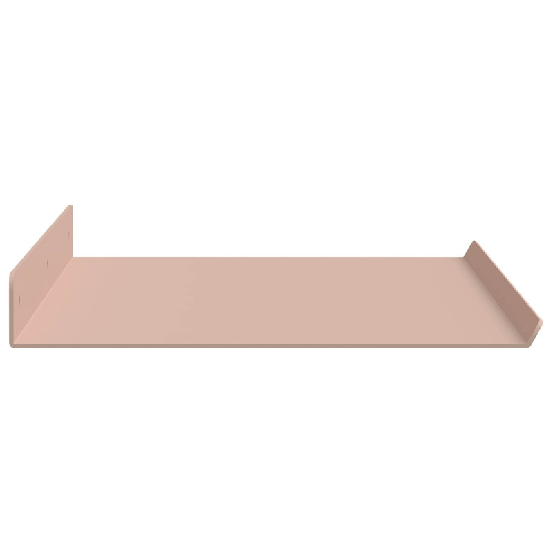 Półka wisząca 4 pcs Różowy 60 x 18 x 2,5 cm Stal