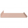 Półka wisząca 4 pcs Różowy 60 x 18 x 2,5 cm Stal