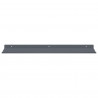 Półka wisząca 2 pcs Antracyt 60 x 18 x 2,5 cm Stal