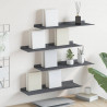 Półka wisząca 4 pcs Antracyt 60 x 18 x 2,5 cm Stal