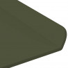 Półka wisząca 2 pcs Zielony oliwkowy 60 x 18 x 2,5 cm Stal