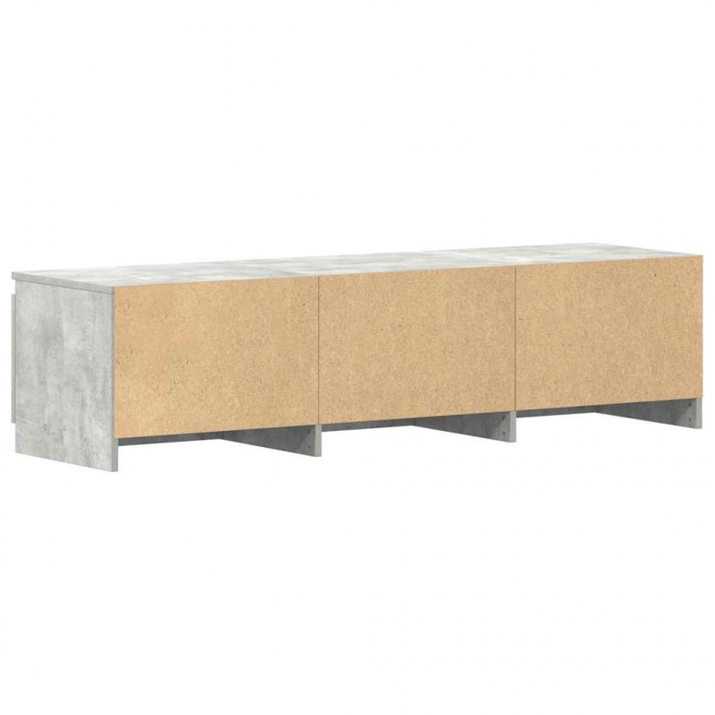 Szafka pod TV, betonowy szary, 140x40x35,5 cm