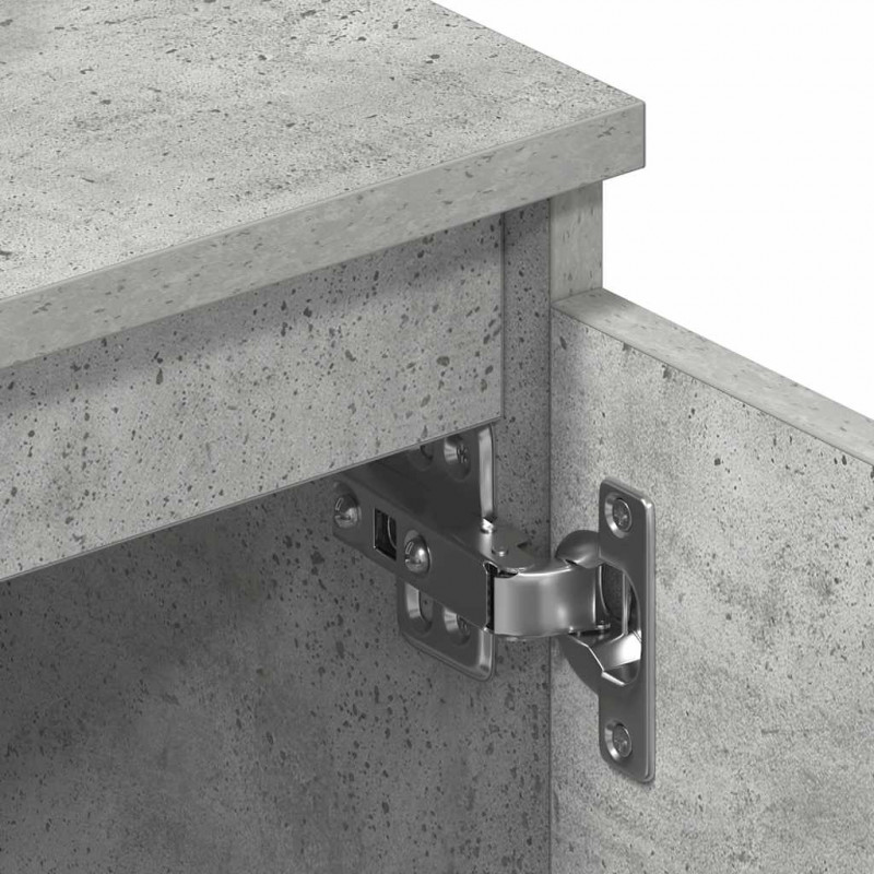 Szafka pod TV, betonowy szary, 140x40x35,5 cm