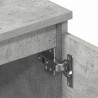 Szafka pod TV, betonowy szary, 140x40x35,5 cm